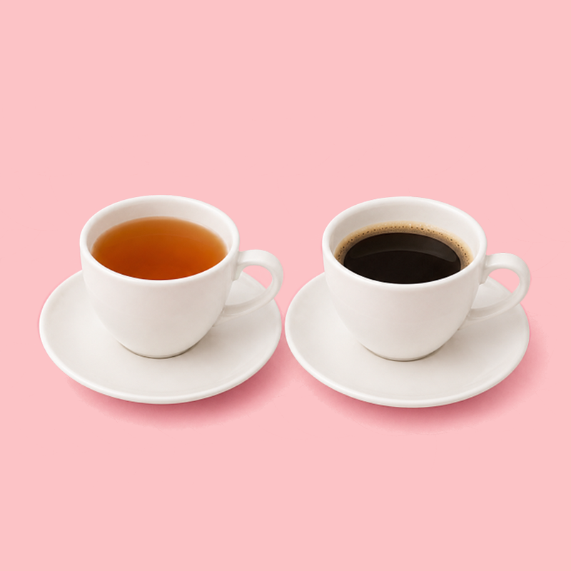 Filter coffee and tea self-serve station