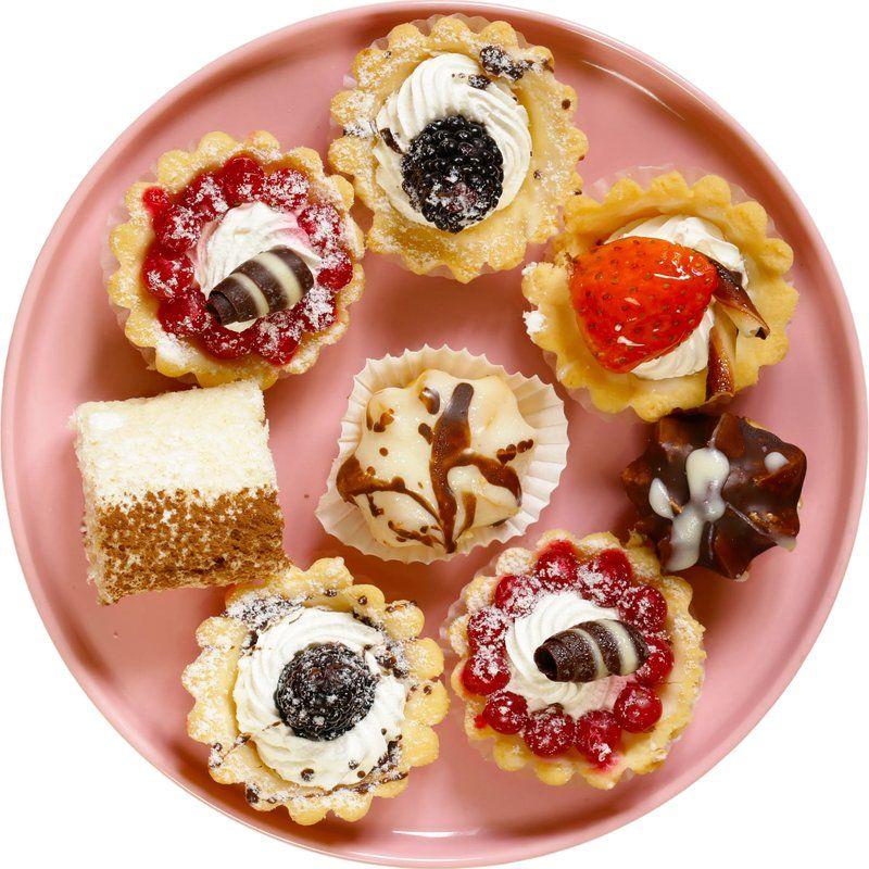 A platter of assorted summer desserts