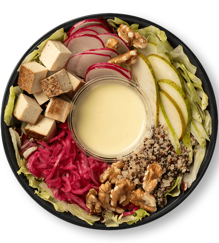 Fresh Salad with Pears & Tofu