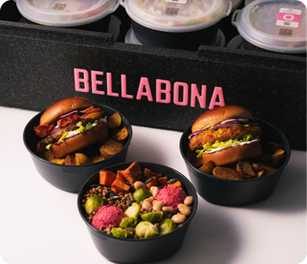 Bella&Bona Office Lunch bowls and burgers