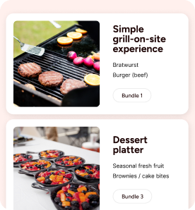 Bella&Bona summer menu bundles