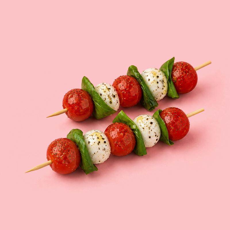 Tricolore skewers