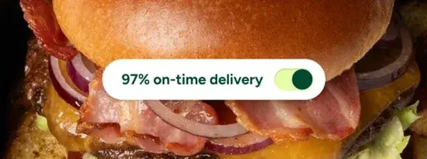 97% on-time delivery