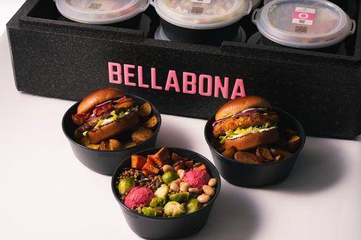 Bella&Bona online canteen bowls and burgers