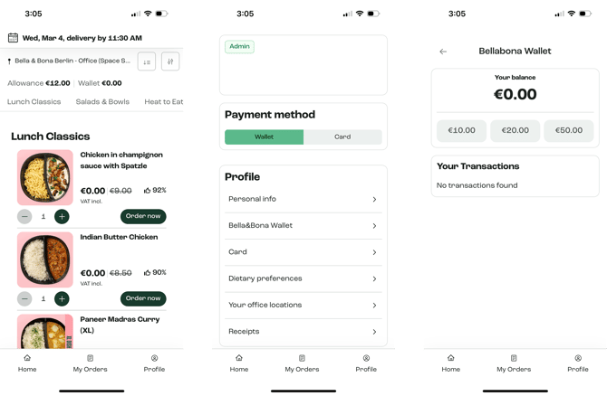 Bella&Bona _ Mobile _ Wallet