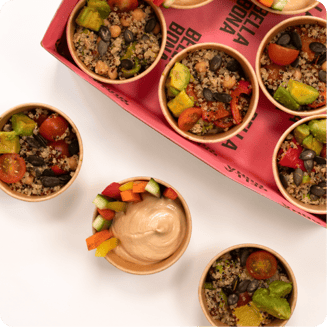 bellabona catering salad box